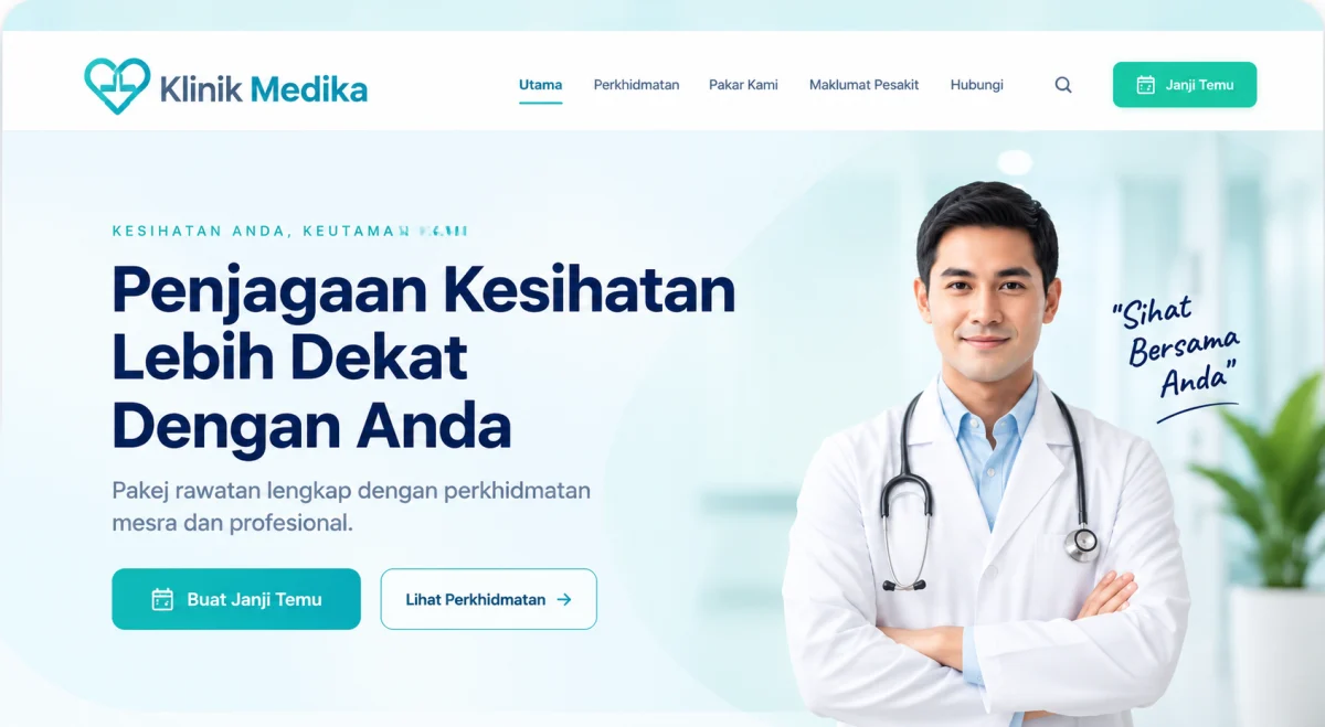 Contoh Website Klinik Keluarga
