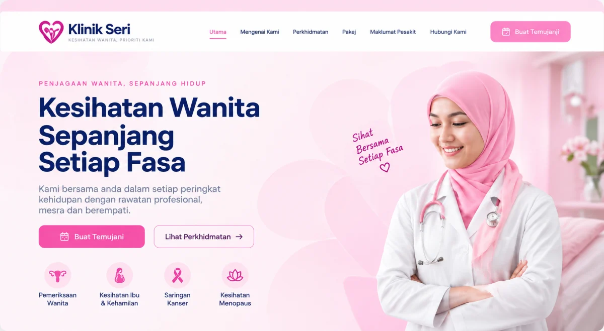 Contoh Website Klinik Am