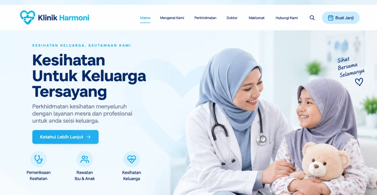 Contoh Website Klinik Wanita